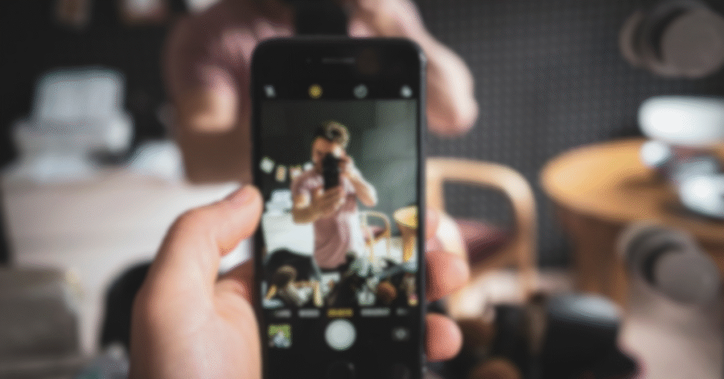 câmera do celular não foca